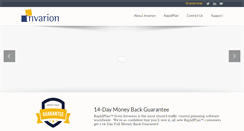 Desktop Screenshot of invarion.com