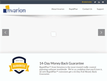 Tablet Screenshot of invarion.com